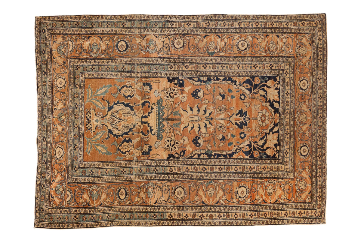 4.5x6 Antique Fine Tabriz Rug by Old New House® - main product image for Resin Society