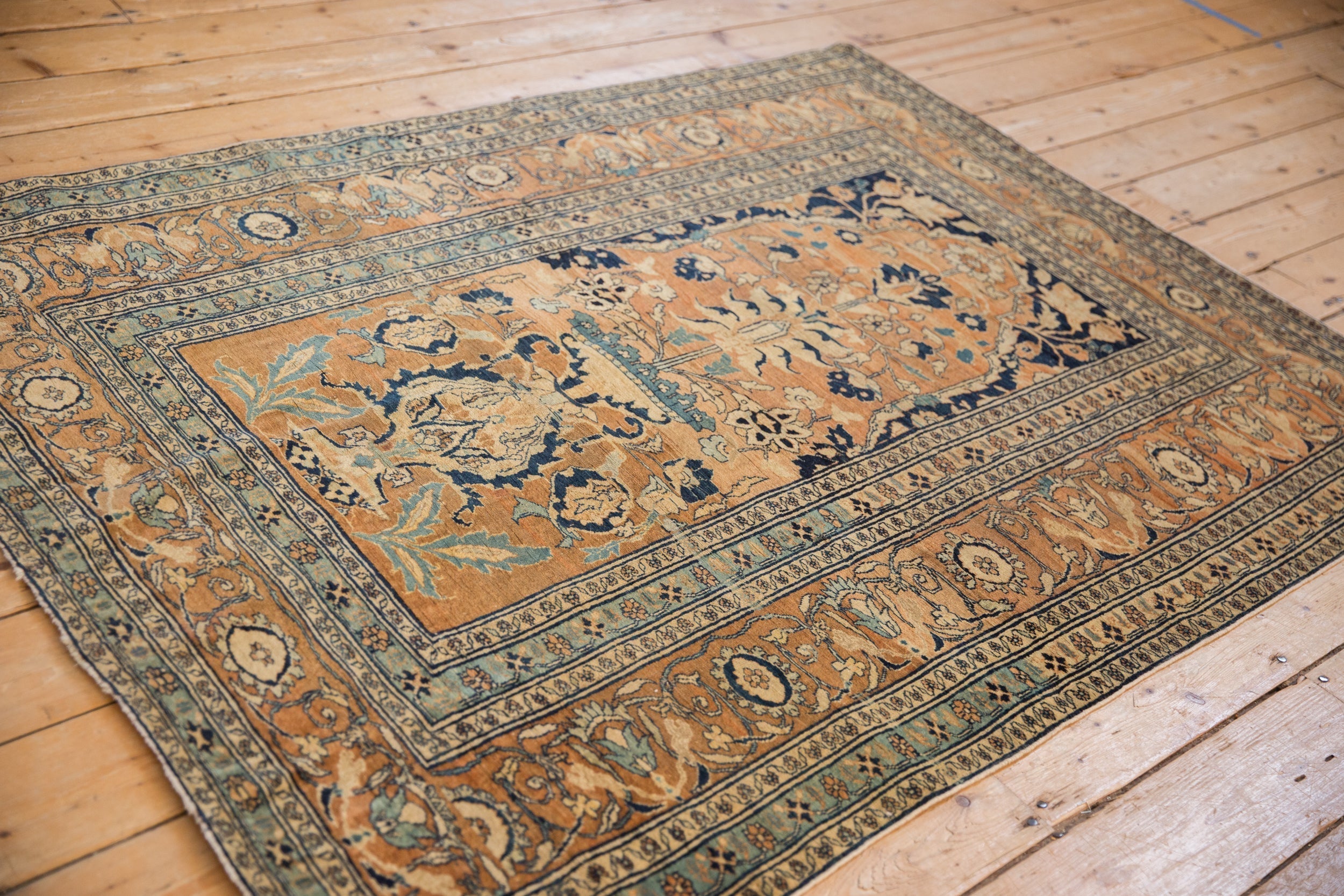 4.5x6 Antique Fine Tabriz Rug by Old New House® - product image 7 for Resin Society