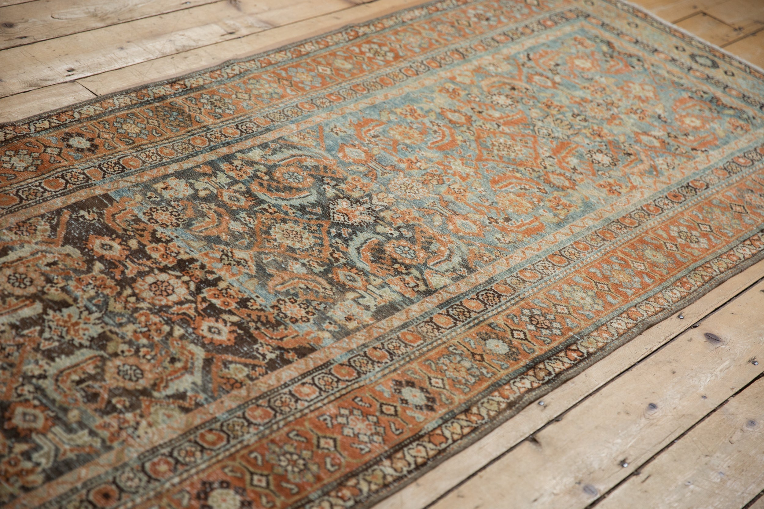 3.5x9.5 Vintage Distressed Malayer Rug Runner by Old New House® - product image 9 for Resin Society