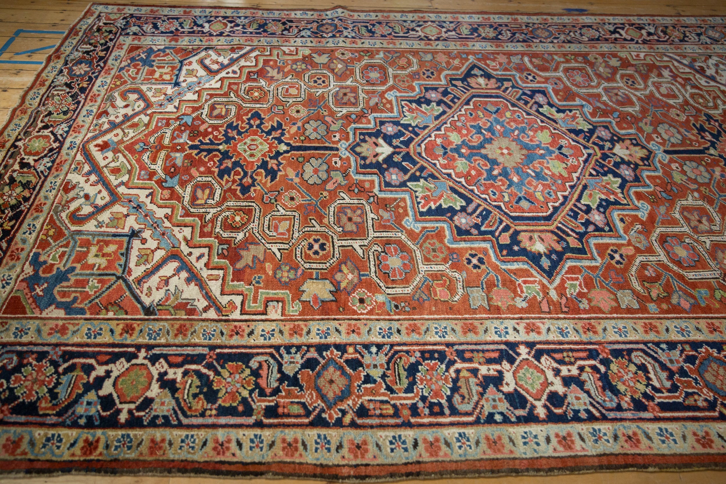 7.5x11 Vintage Heriz Carpet by Old New House® - product image 6 for Resin Society