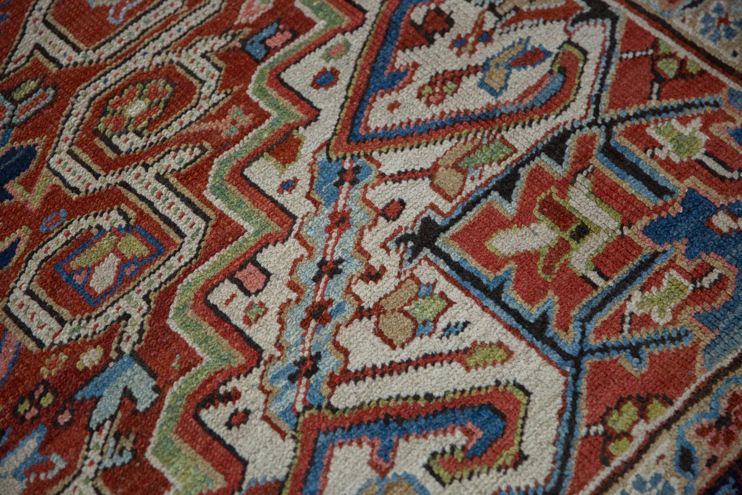 7.5x11 Vintage Heriz Carpet by Old New House® - product image 9 for Resin Society