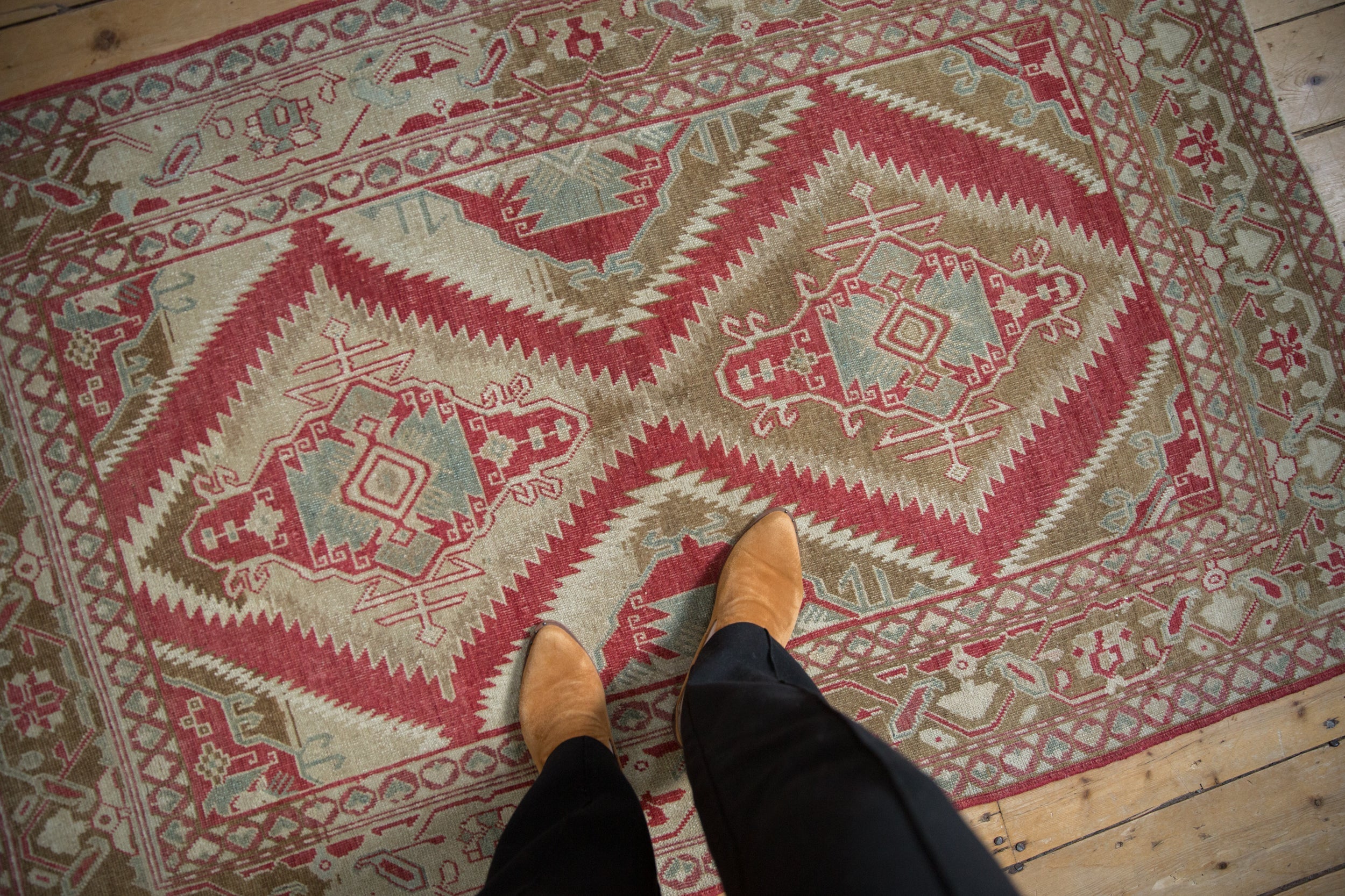 3.5x5.5 Vintage Distressed Caucasian Rug by Old New House® - product image 2 for Resin Society