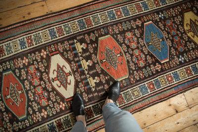 3.5x12.5 Vintage Kurdish Rug Runner by Old New House® - product image 2 for Resin Society