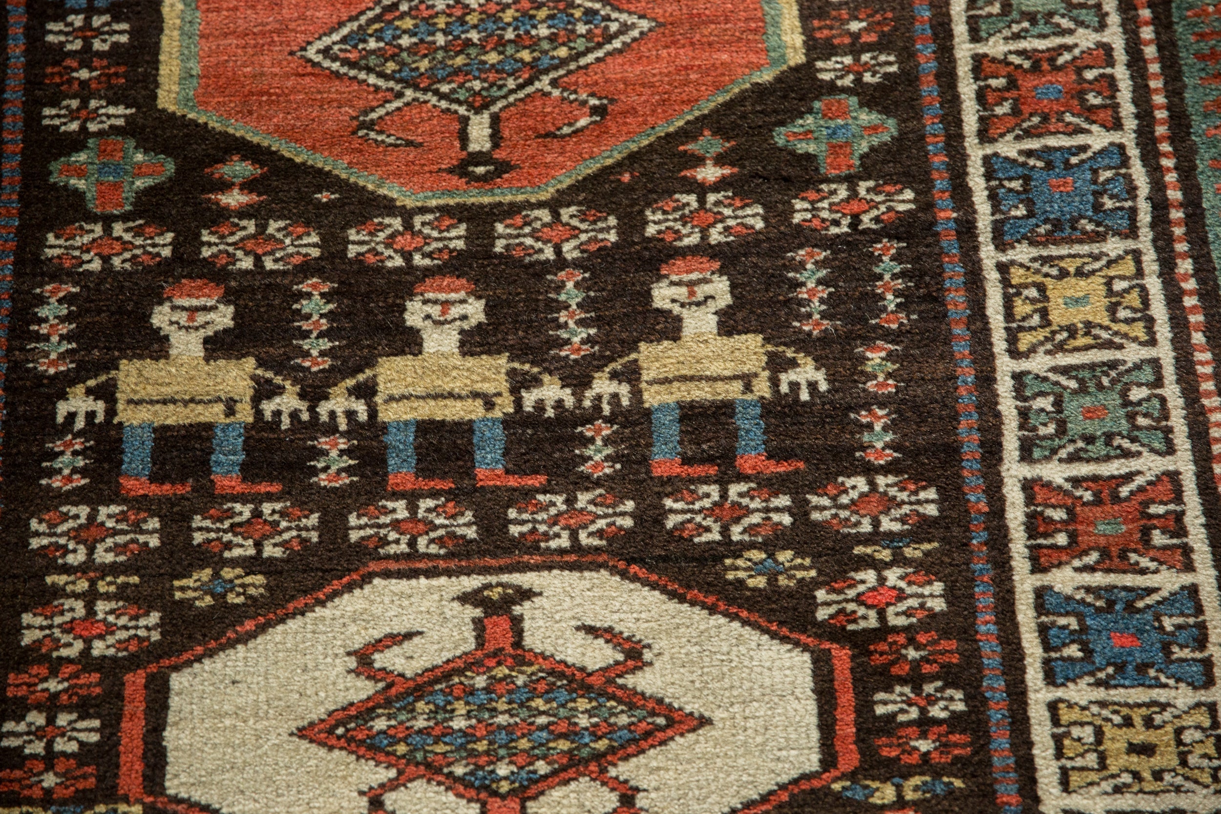 3.5x12.5 Vintage Kurdish Rug Runner by Old New House® - product image 3 for Resin Society