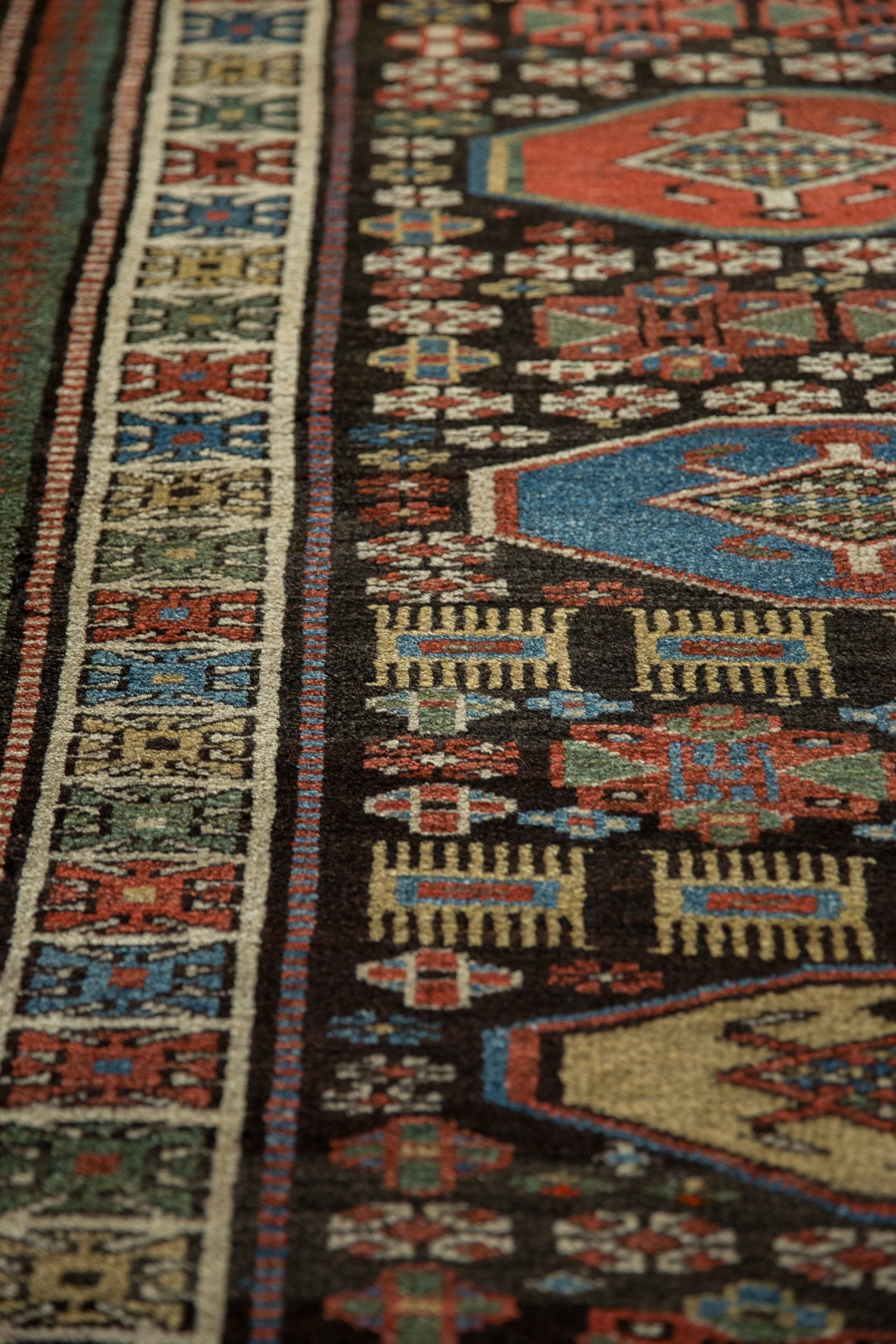 3.5x12.5 Vintage Kurdish Rug Runner by Old New House® - product image 8 for Resin Society
