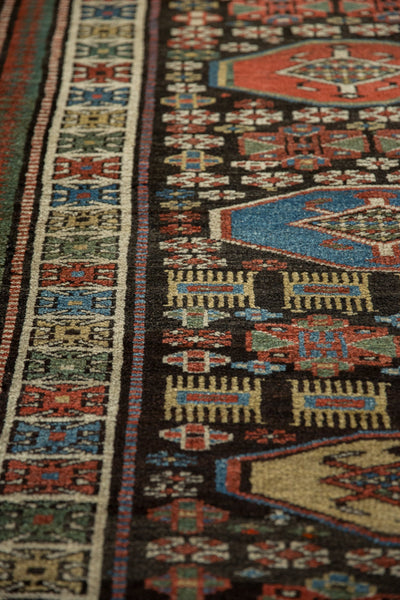 3.5x12.5 Vintage Kurdish Rug Runner by Old New House® - product image 8 for Resin Society