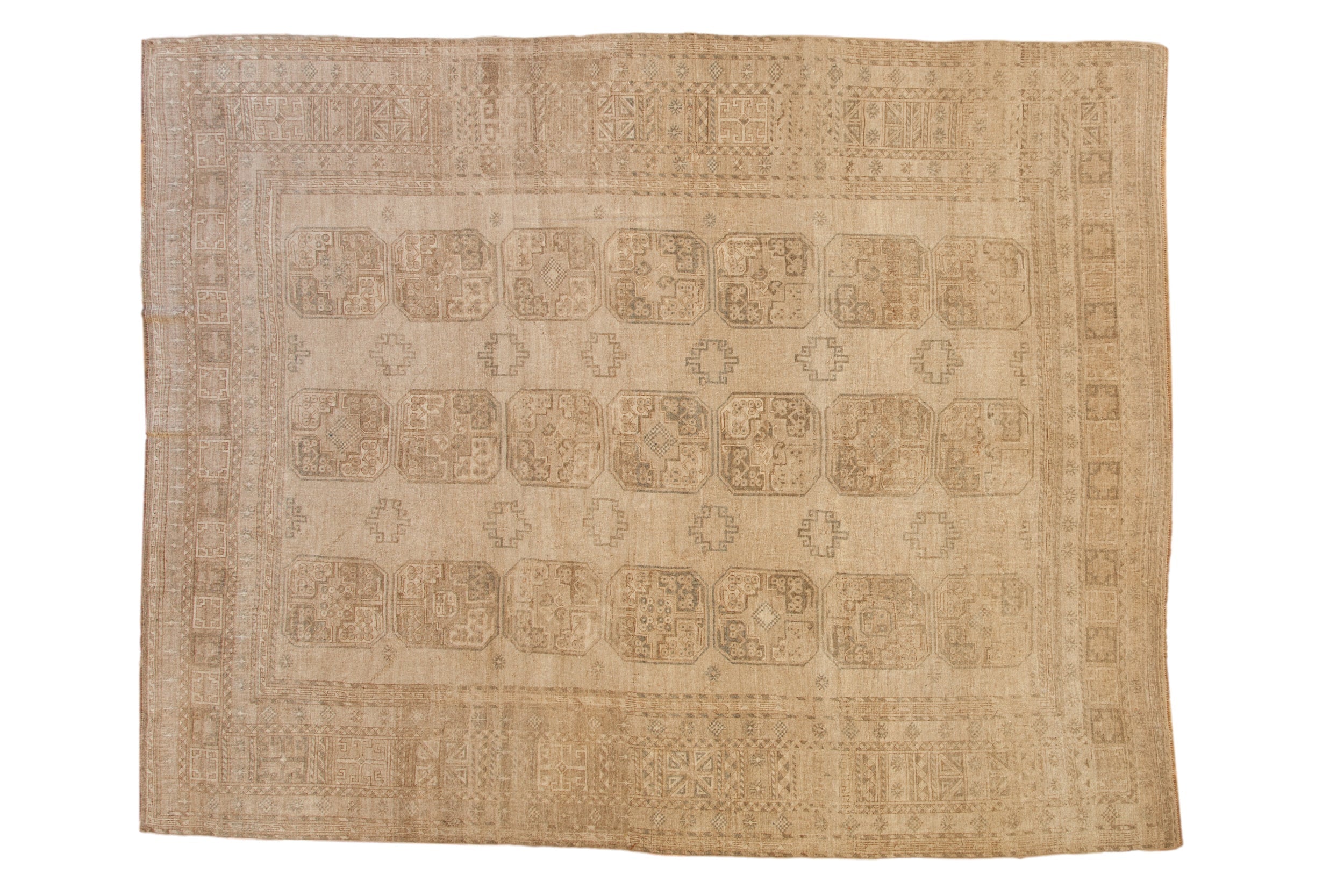 8.5x10.5 Vintage Distressed Ersari Carpet by Old New House® - main product image for Resin Society