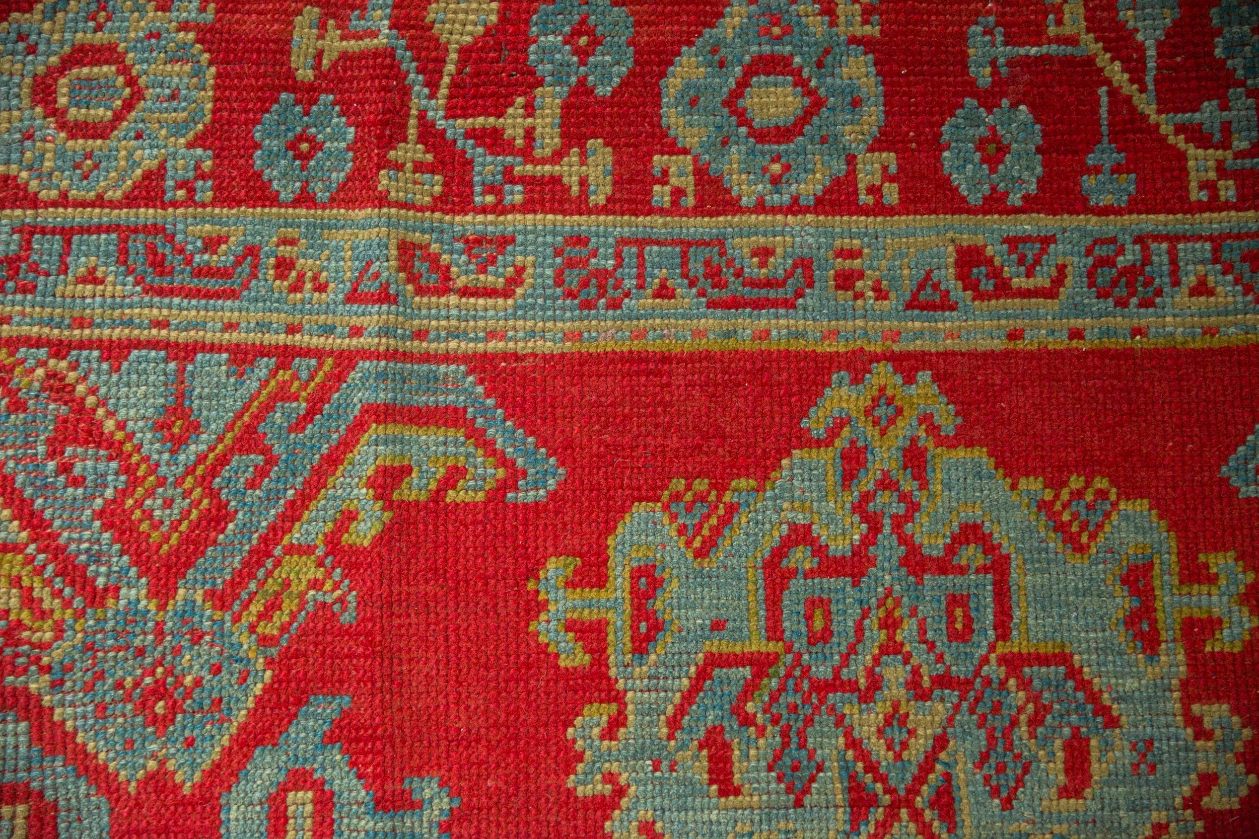 11.5x13.5 Vintage Oushak Carpet by Old New House® - product image 3 for Resin Society