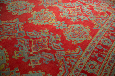 11.5x13.5 Vintage Oushak Carpet by Old New House® - product image 5 for Resin Society
