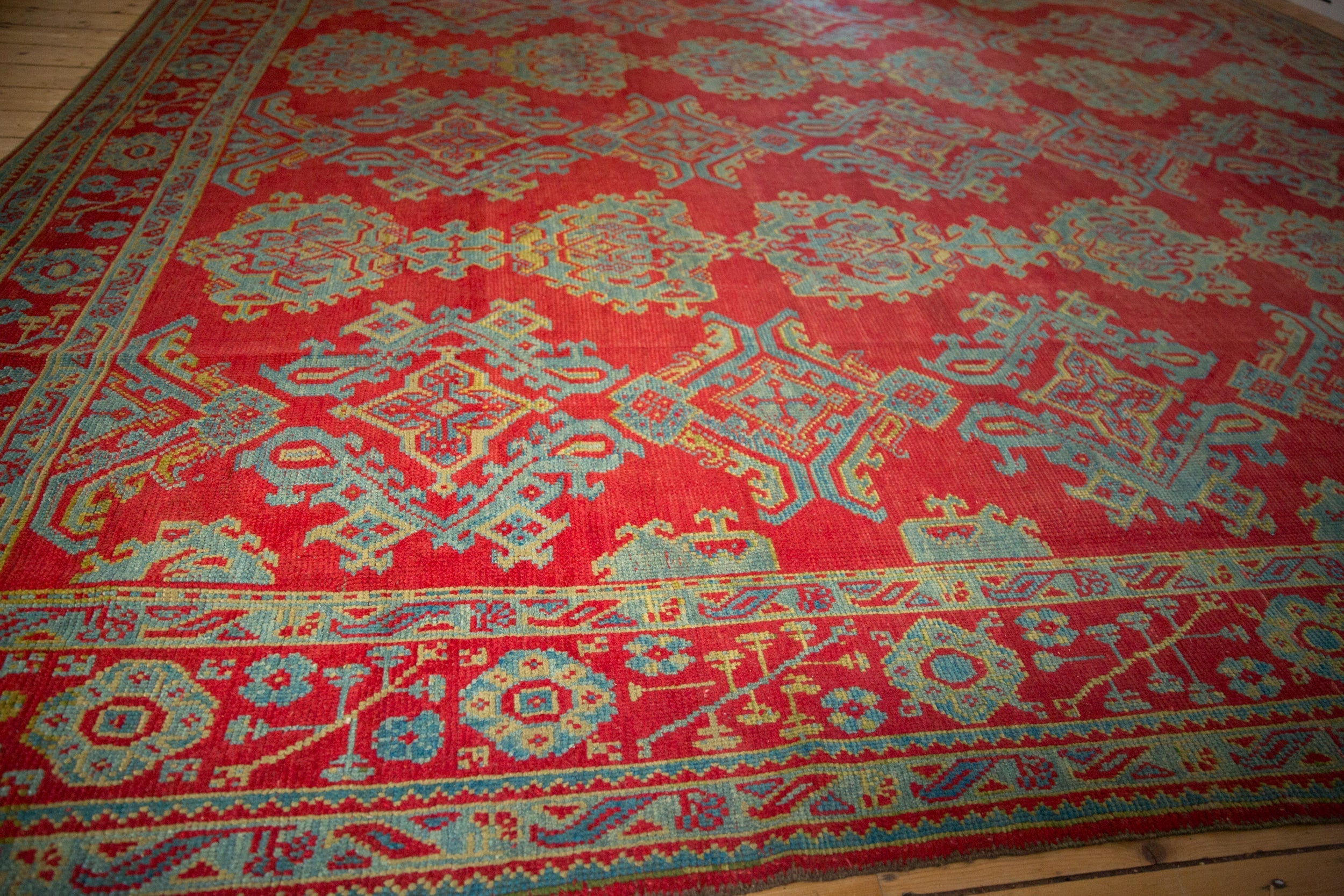 11.5x13.5 Vintage Oushak Carpet by Old New House® - product image 6 for Resin Society