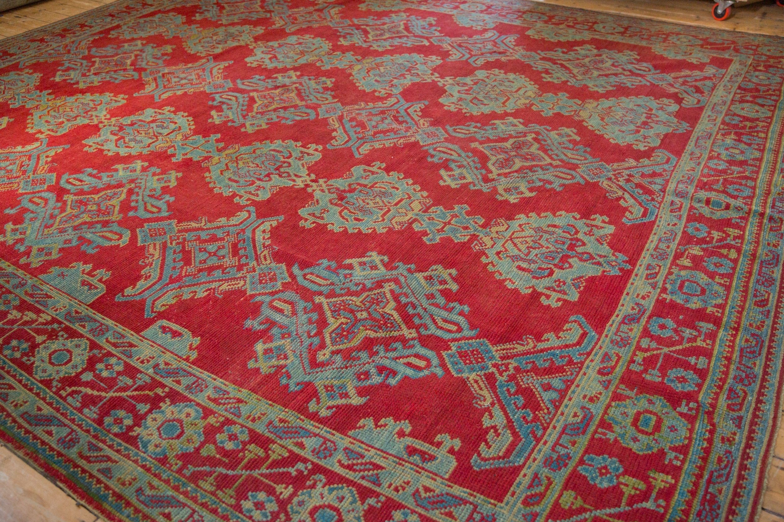 11.5x13.5 Vintage Oushak Carpet by Old New House® - product image 8 for Resin Society