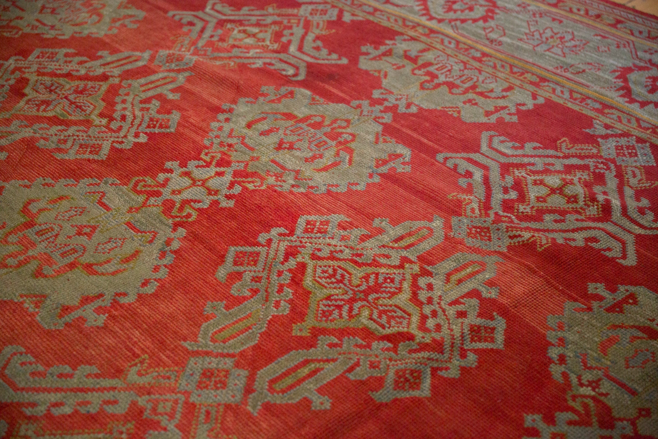 13.5x15 Antique Oushak Square Carpet by Old New House® - product image 8 for Resin Society