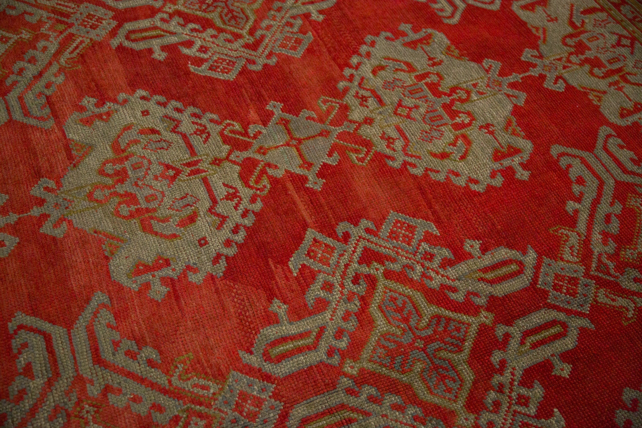 13.5x15 Antique Oushak Square Carpet by Old New House® - product image 16 for Resin Society