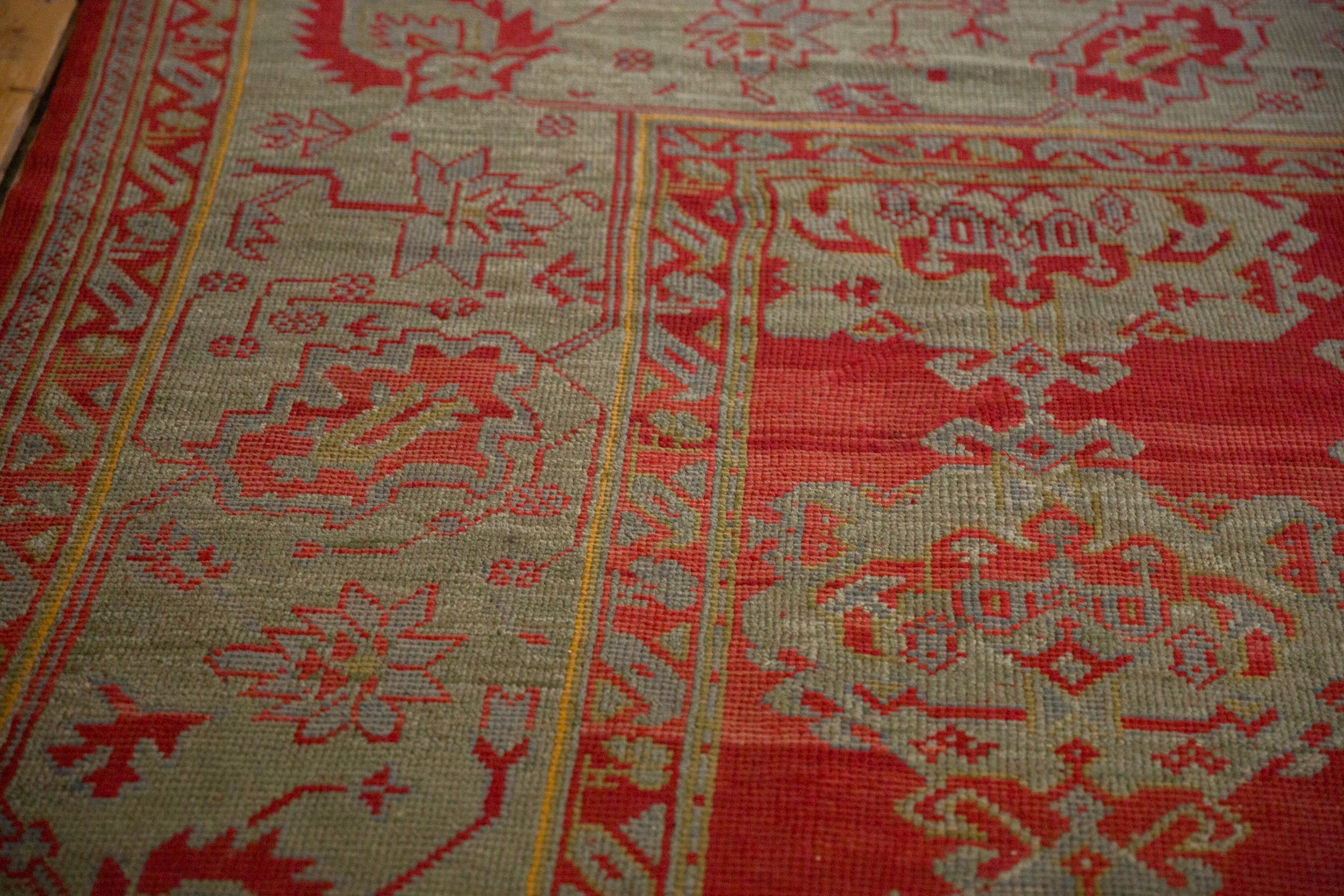13.5x15 Antique Oushak Square Carpet by Old New House® - product image 19 for Resin Society