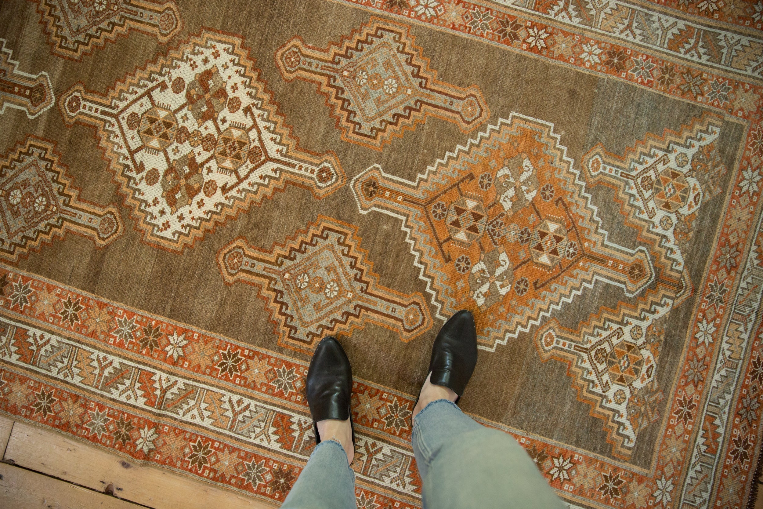 4.5x8.5 Vintage Distressed Kurd Rug by Old New House® - product image 2 for Resin Society