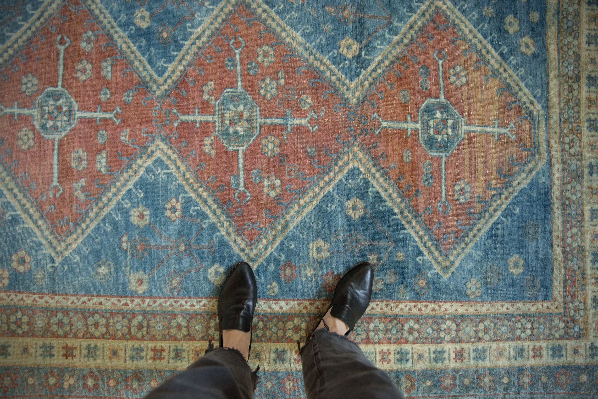 5x6.5 Vintage Distressed Caucasian Rug by Old New House® - product image 2 for Resin Society
