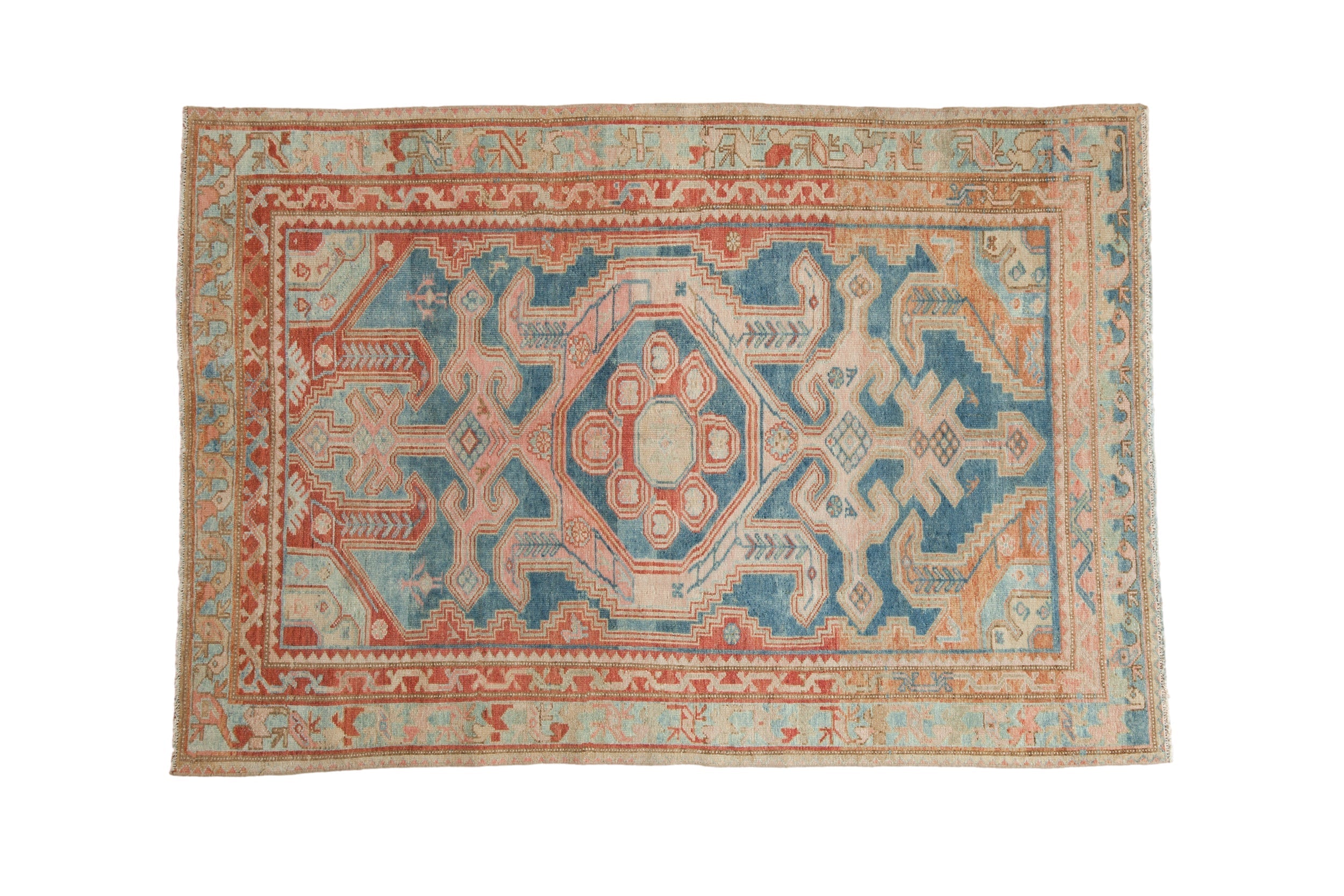 4x6 Vintage Distressed Malayer Rug by Old New House® - main product image for Resin Society
