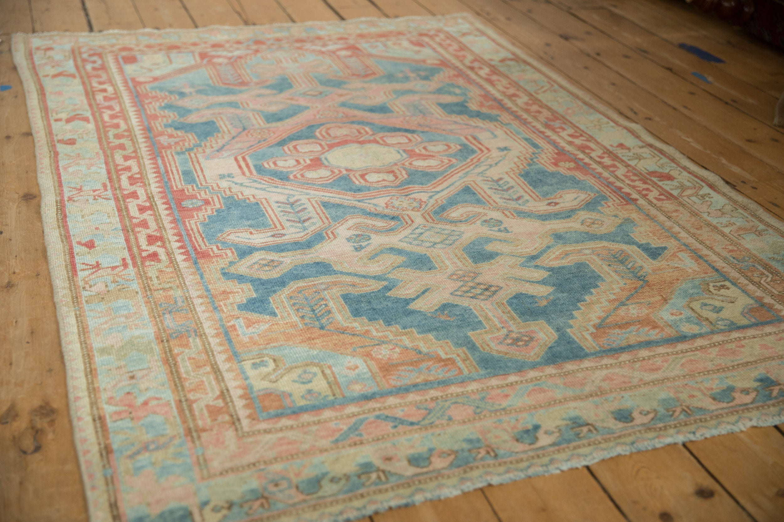 4x6 Vintage Distressed Malayer Rug by Old New House® - product image 4 for Resin Society
