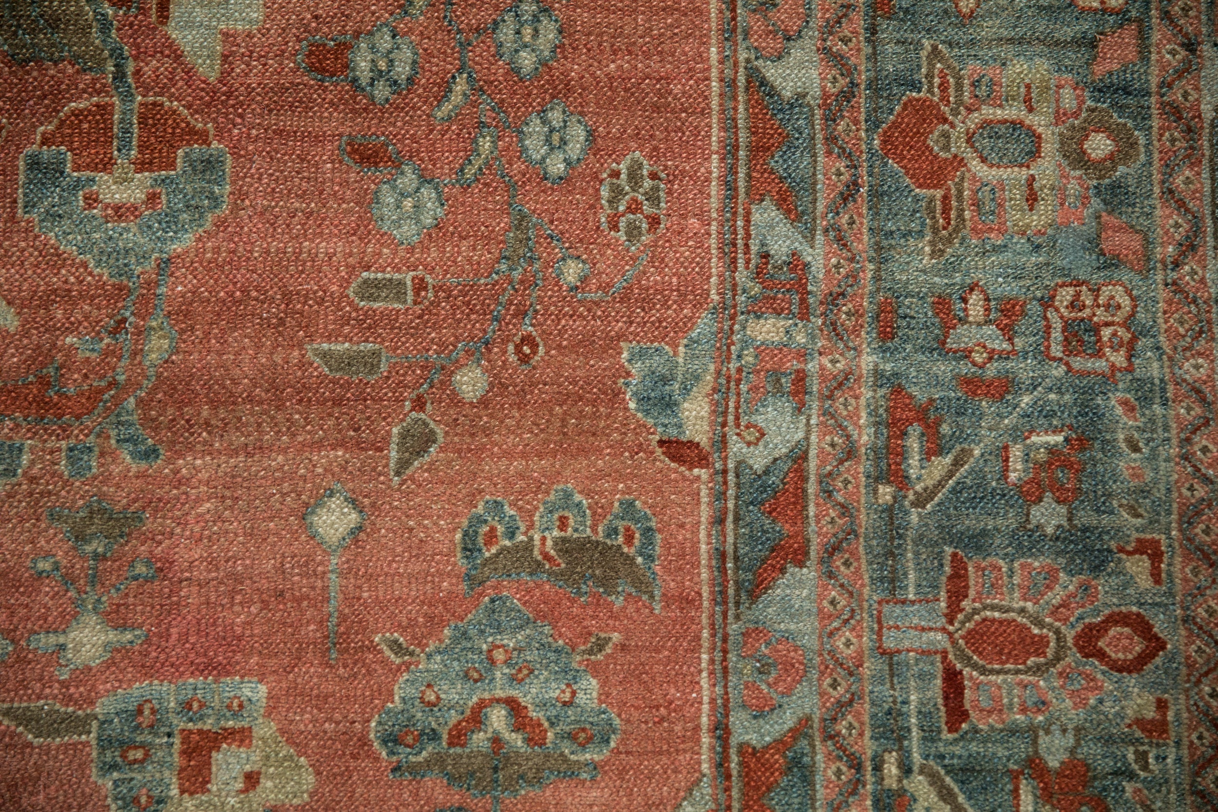 7x17 Vintage Distressed Bibikabad Carpet by Old New House® - product image 3 for Resin Society