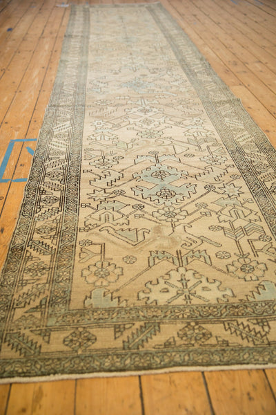 3.5x14.5 Vintage Distressed Heriz Rug Runner by Old New House® - product image 5 for Resin Society
