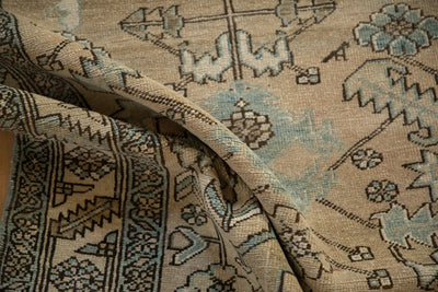 3.5x14.5 Vintage Distressed Heriz Rug Runner by Old New House® - product image 11 for Resin Society