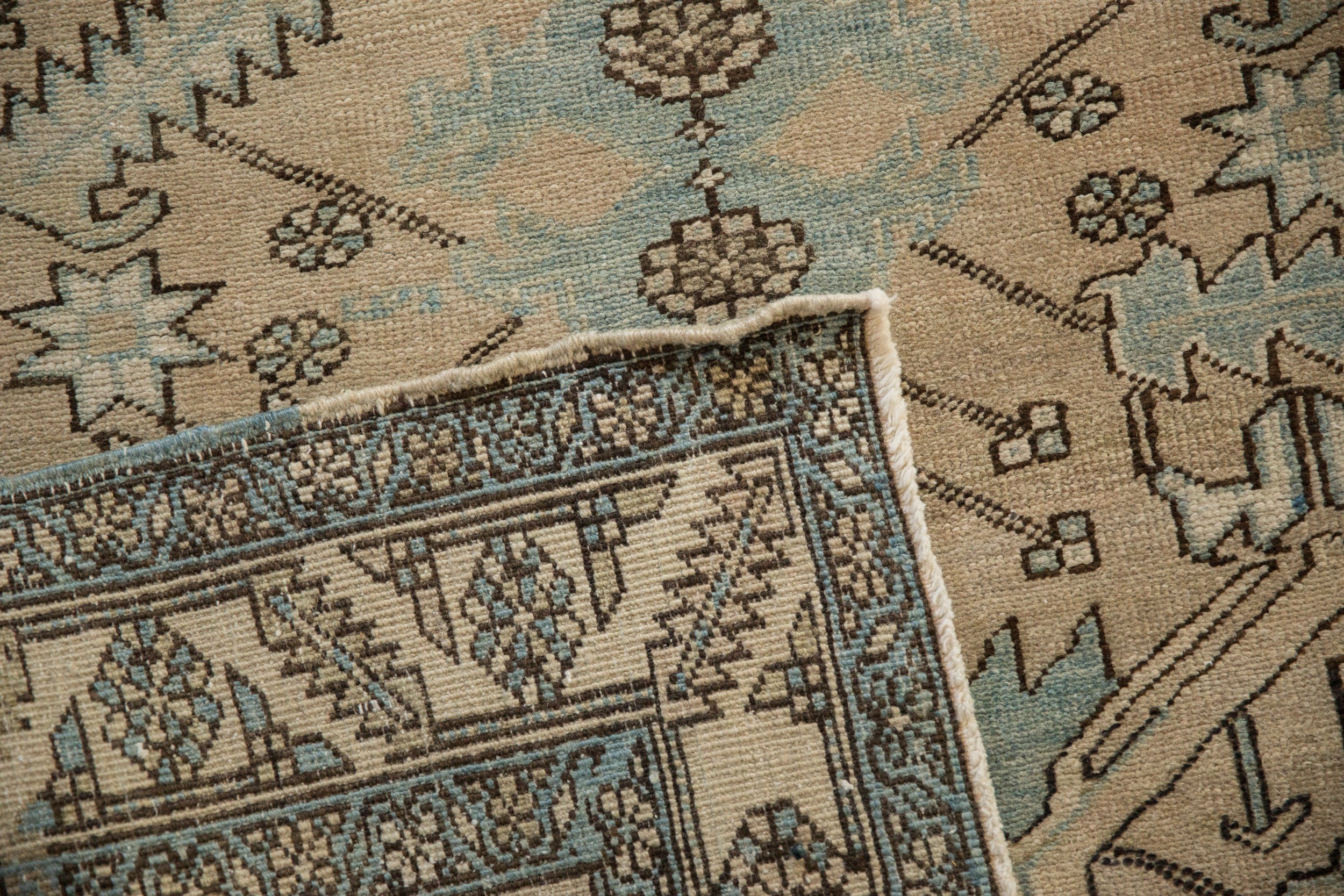 3.5x14.5 Vintage Distressed Heriz Rug Runner by Old New House® - product image 12 for Resin Society