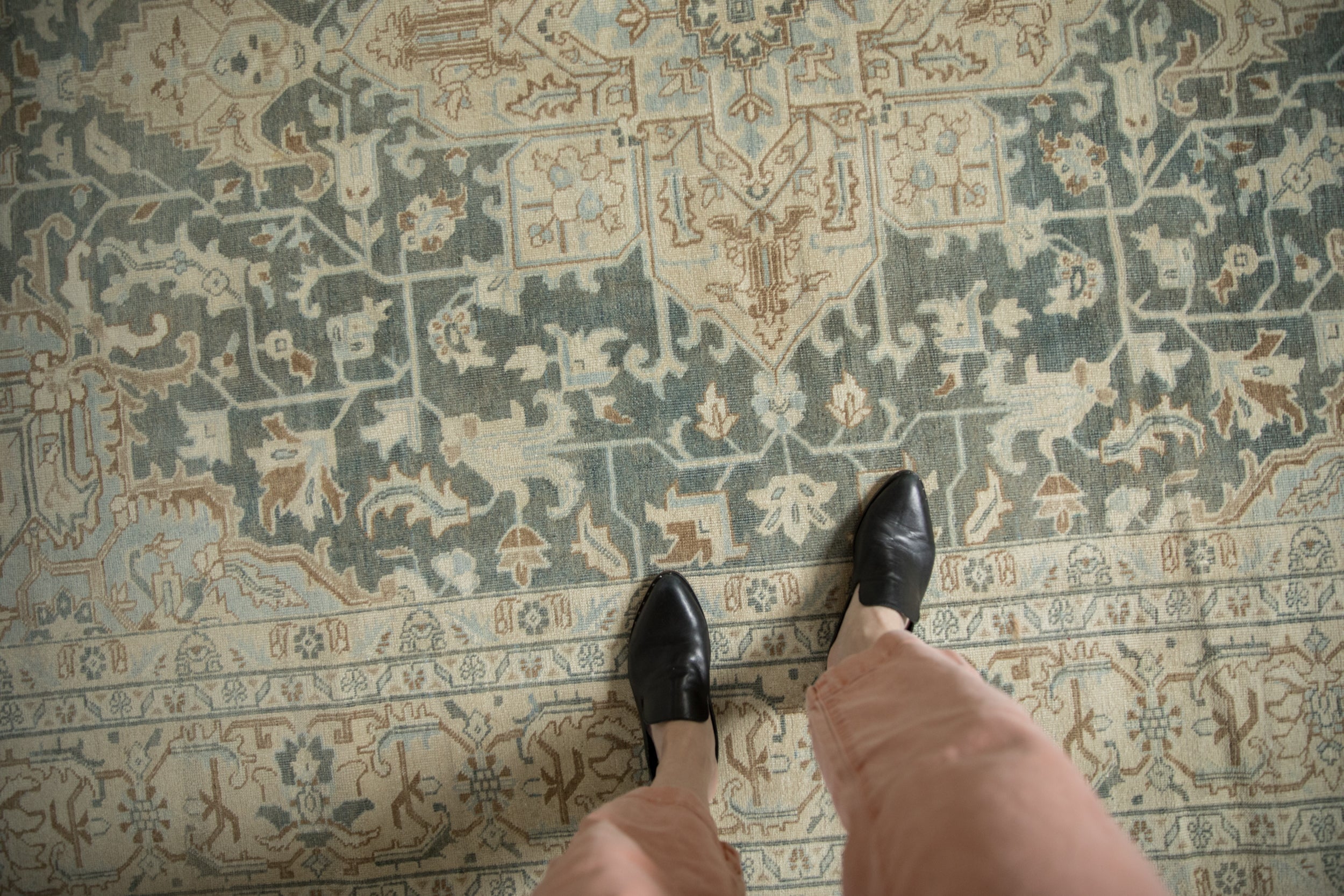 7x10.5 Vintage Distressed Tabriz Carpet by Old New House® - product image 2 for Resin Society