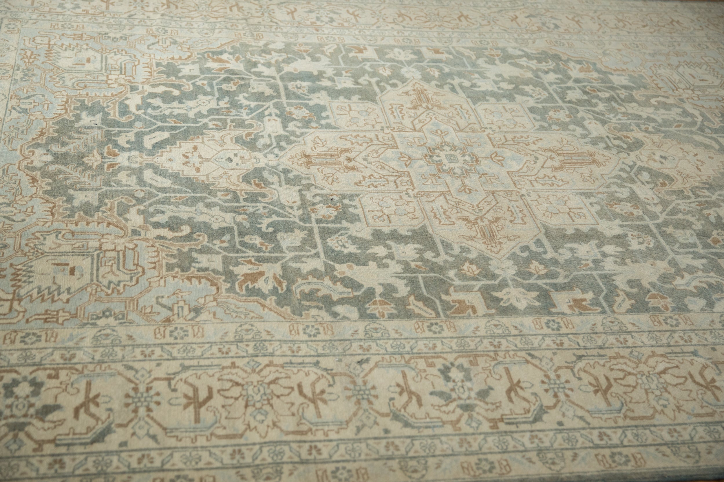 7x10.5 Vintage Distressed Tabriz Carpet by Old New House® - product image 6 for Resin Society