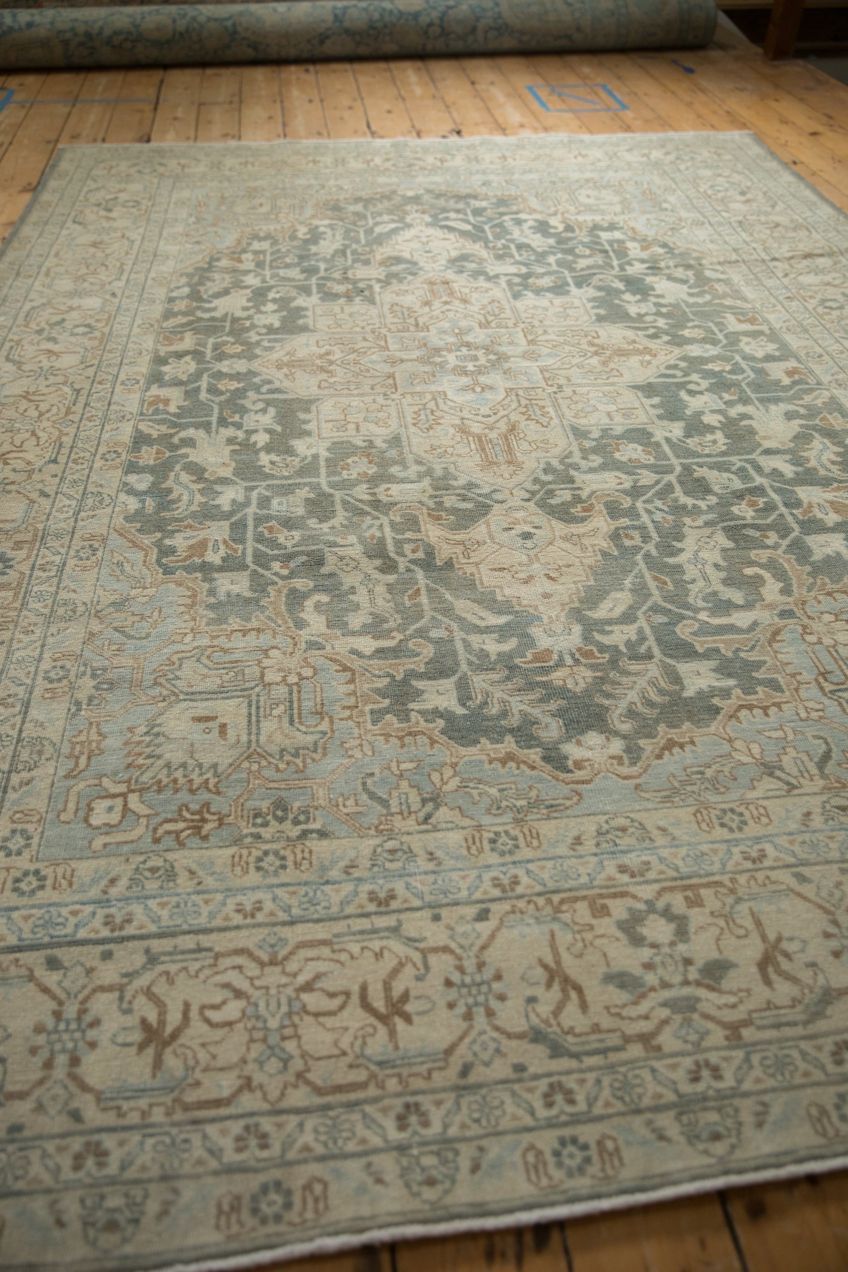 7x10.5 Vintage Distressed Tabriz Carpet by Old New House® - product image 7 for Resin Society