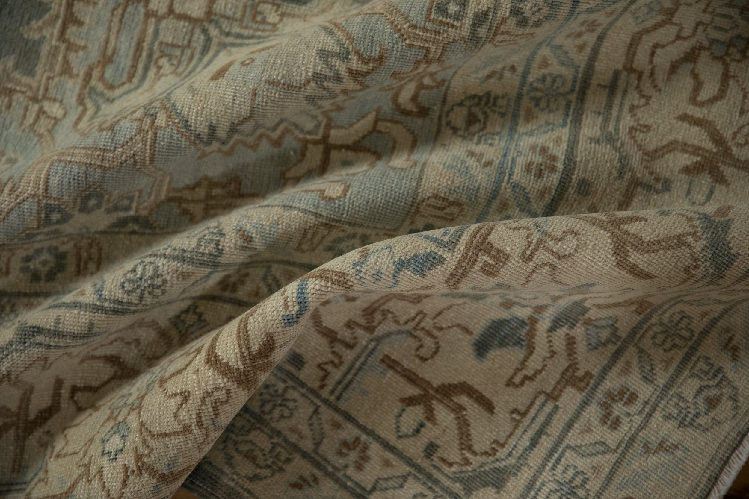 7x10.5 Vintage Distressed Tabriz Carpet by Old New House® - product image 10 for Resin Society