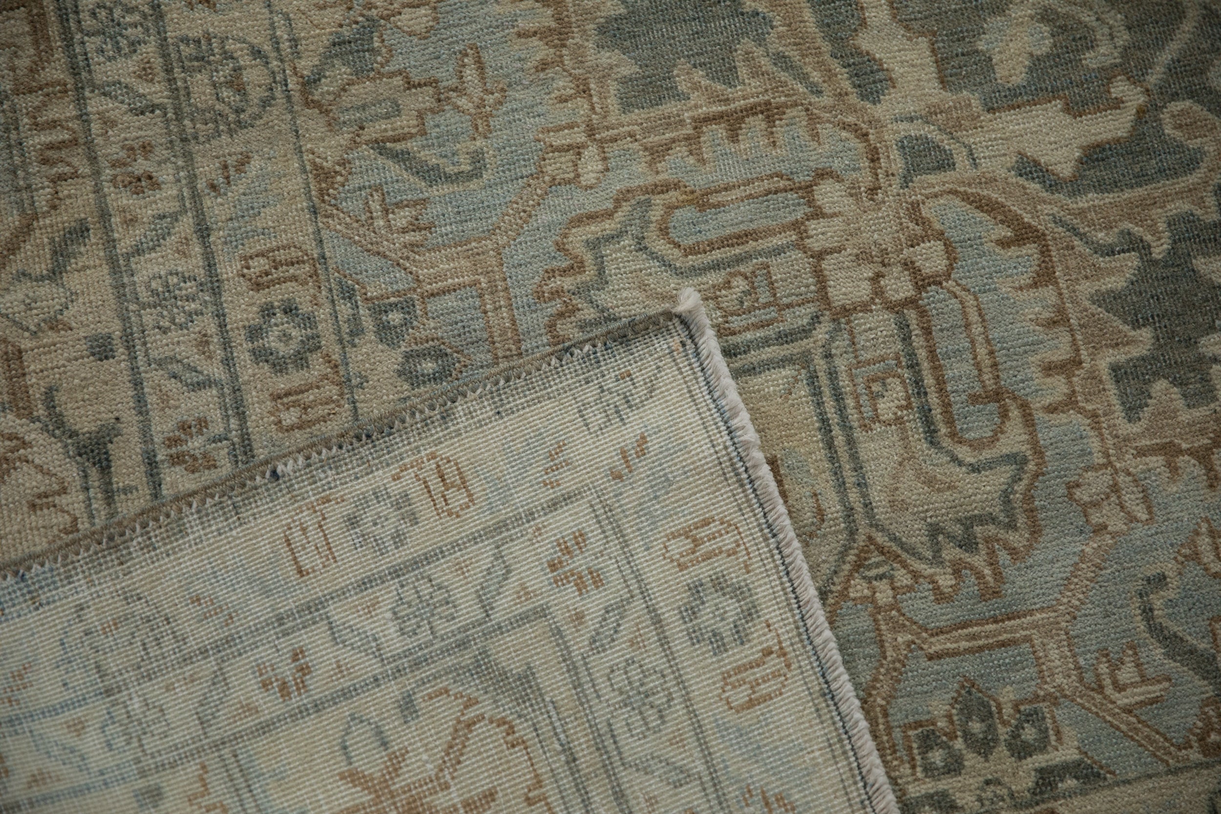 7x10.5 Vintage Distressed Tabriz Carpet by Old New House® - product image 11 for Resin Society