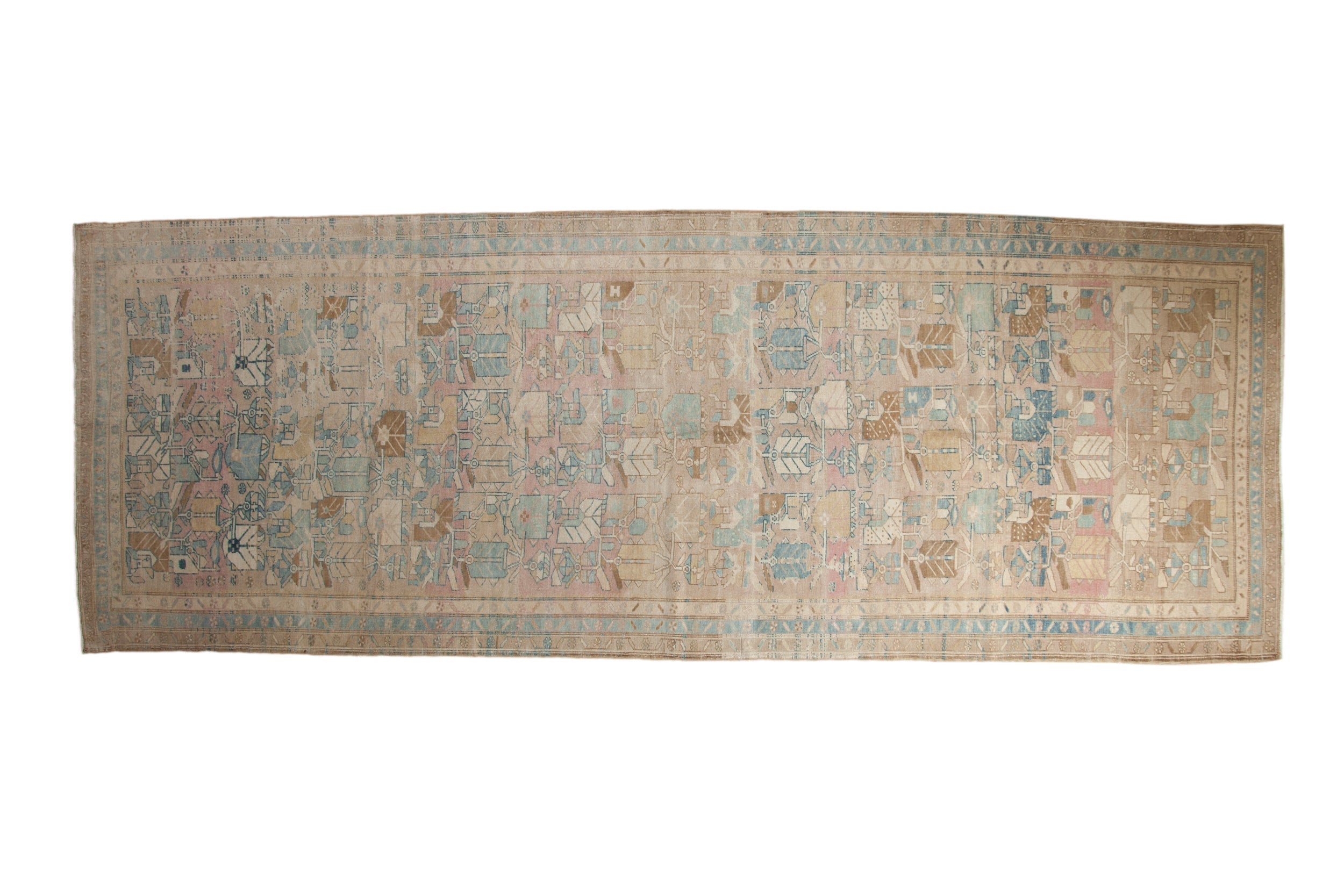 5x13.5 Vintage Distressed Northwest Persian Rug Runner by Old New House® - main product image for Resin Society
