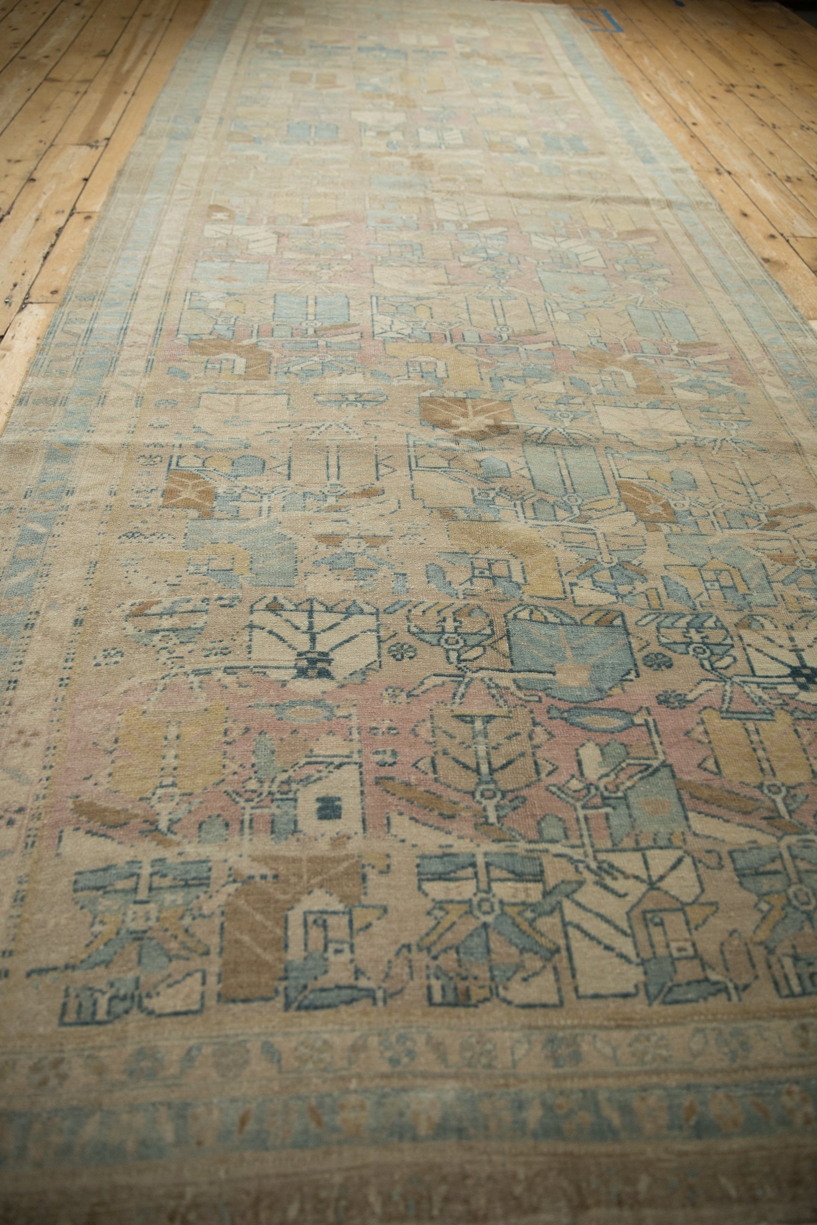 5x13.5 Vintage Distressed Northwest Persian Rug Runner by Old New House® - product image 8 for Resin Society