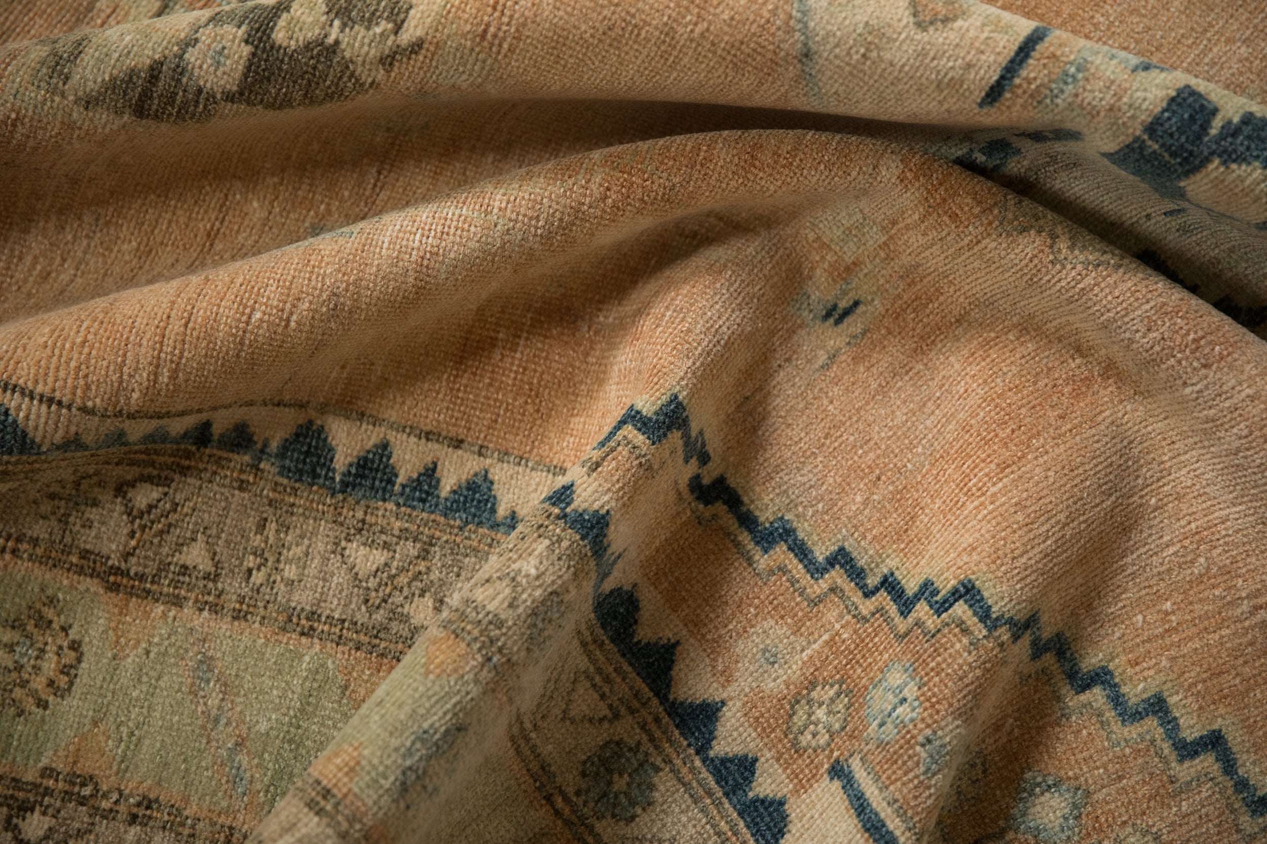 4x6.5 Vintage Distressed Hamadan Rug by Old New House® - product image 13 for Resin Society