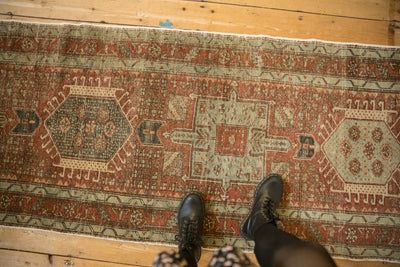 RESERVED 3x10.5 Vintage Distressed Karaja Rug Runner