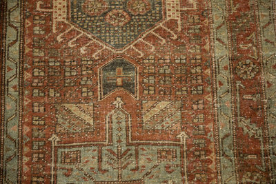 RESERVED 3x10.5 Vintage Distressed Karaja Rug Runner