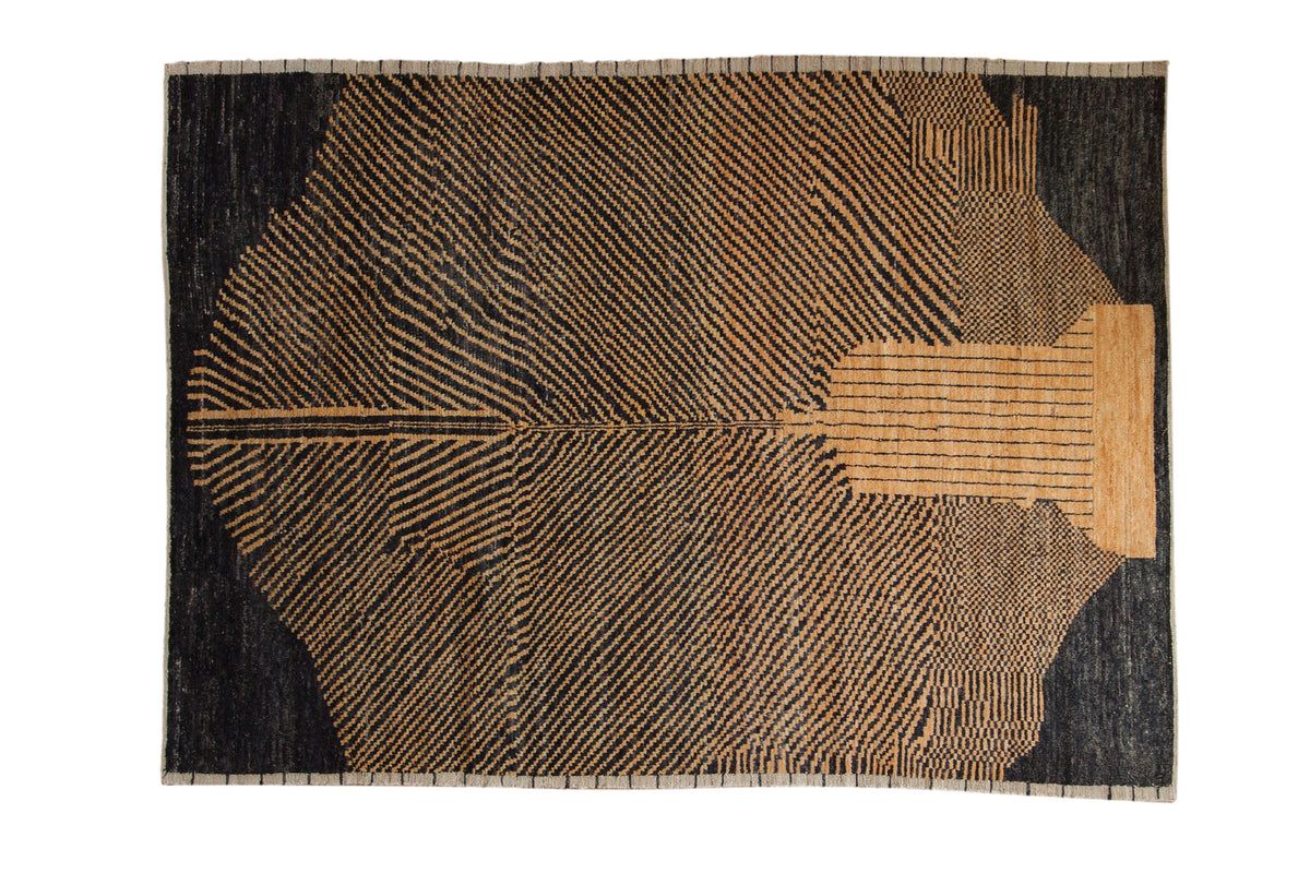 7x9.5 Afghani Moroccan Design Carpet by Old New House® - main product image for Resin Society