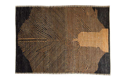 7x9.5 Afghani Moroccan Design Carpet by Old New House® - main product image for Resin Society