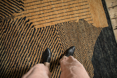7x9.5 Afghani Moroccan Design Carpet by Old New House® - product image 2 for Resin Society
