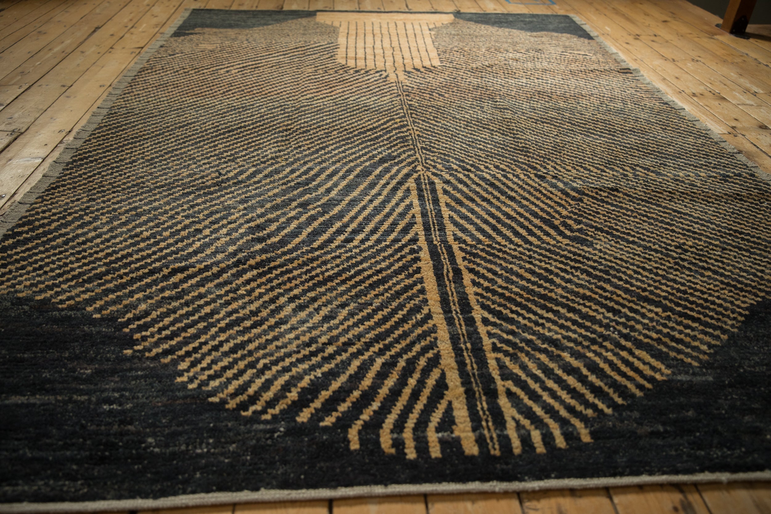 7x9.5 Afghani Moroccan Design Carpet by Old New House® - product image 8 for Resin Society