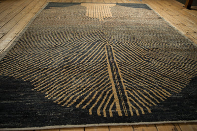 7x9.5 Afghani Moroccan Design Carpet by Old New House® - product image 8 for Resin Society