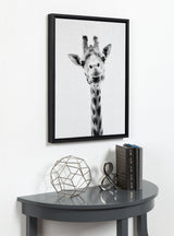 Sylvie Giraffe Framed Canvas by Simon Te of Tai Prints by kateandlaurel - product image 15 for Resin Society