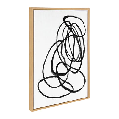 Sylvie Ring of Light 2 Framed Canvas