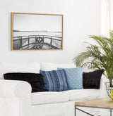 Sylvie Morning Ferry Framed Canvas by kateandlaurel - product image 6 for Resin Society