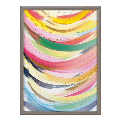 Blake Brushstroke 117 Framed Printed Glass by kateandlaurel - product image 2 for Resin Society