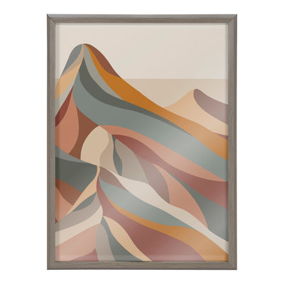 Blake MCM Mountains 1b Framed Printed Glass by kateandlaurel - product image 2 for Resin Society
