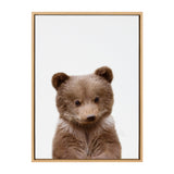 Sylvie Baby Bear Framed Canvas by Amy Peterson