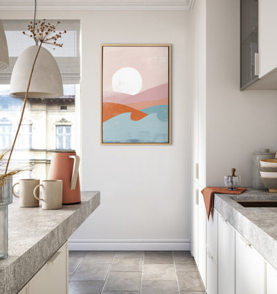 Sylvie Endless Summer Vertical Framed Canvas by kateandlaurel - product image 9 for Resin Society