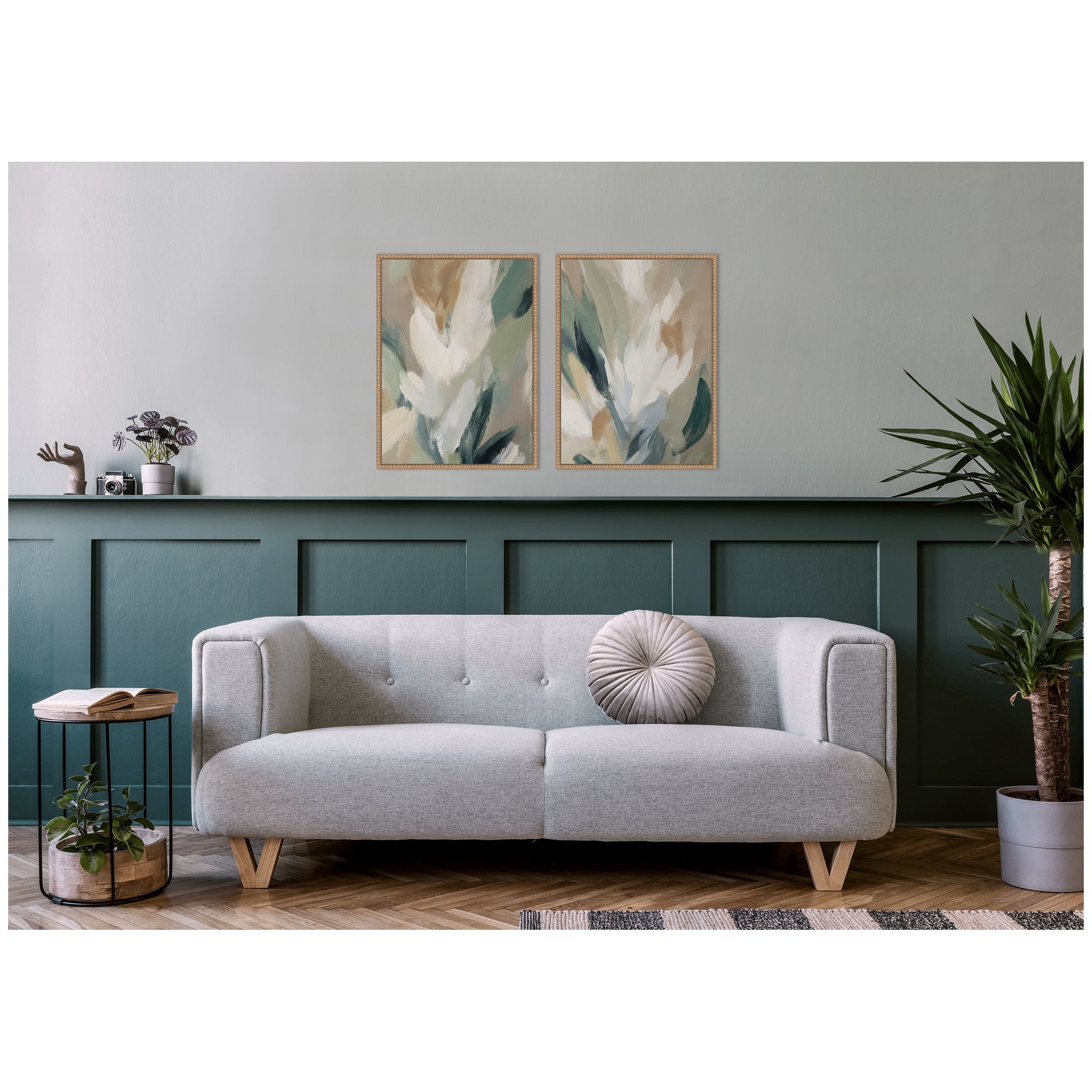 Plant Form No.
1 & No.
2 2 Piece Framed Canvas Wall Art Set by Amy Lighthall