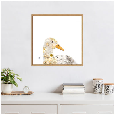 Duck No.
2 Framed Canvas Wall Art Print by Madeline Jeppesen